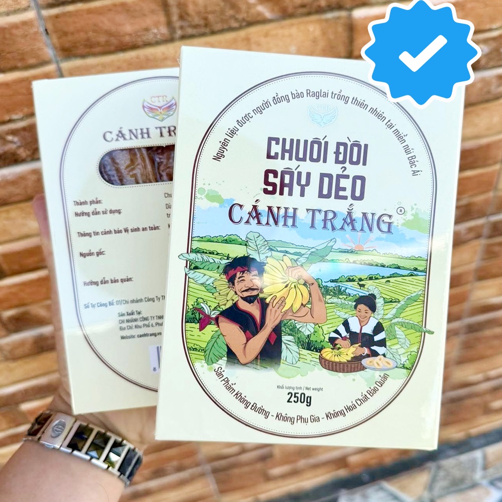 CHUỒI ĐỒI SẤY DẺO CÁNH TRẮNG